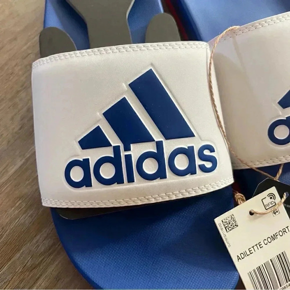 NEW In Box Adidas Adilette Comfort Mules Sandal Slides Men\'s Size 7 GV9695 GIFT main image 4